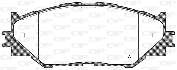 Pastillas de freno BPA120100 Open Parts