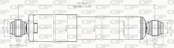 Comprar Amortiguador trasero Alfa Romeo 145  930