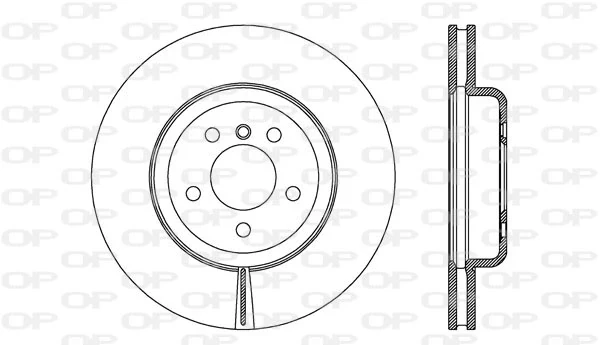 BDR2748.20 Open Parts Freno de disco delantero