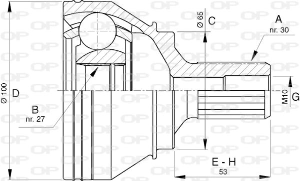 CVJ576110 Open Parts