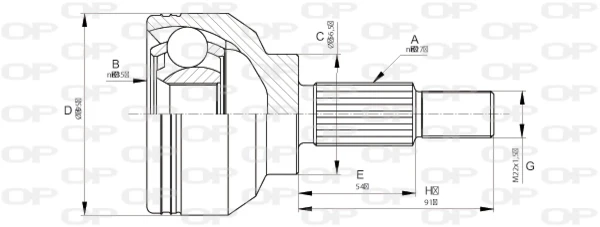 CVJ566310 Open Parts