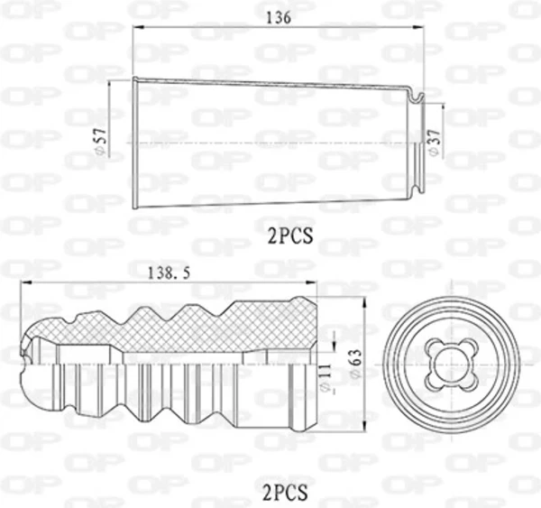 DCK500304 Open Parts