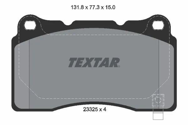 Pastillas de freno 2332501 Textar