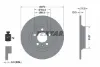 Disco de freno trasero Volkswagen Polo 6 AW1, BZ1, AE1