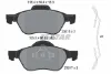 Pastillas de freno delanteras Renault Laguna 2 BG0, BG1