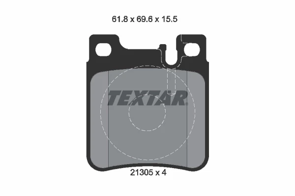 2130501 Textar pastillas de freno traseras