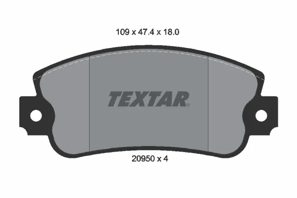 Pastillas de freno 2095005 Textar