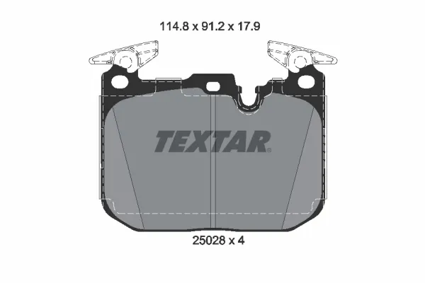 Pastillas de freno 2502805 Textar