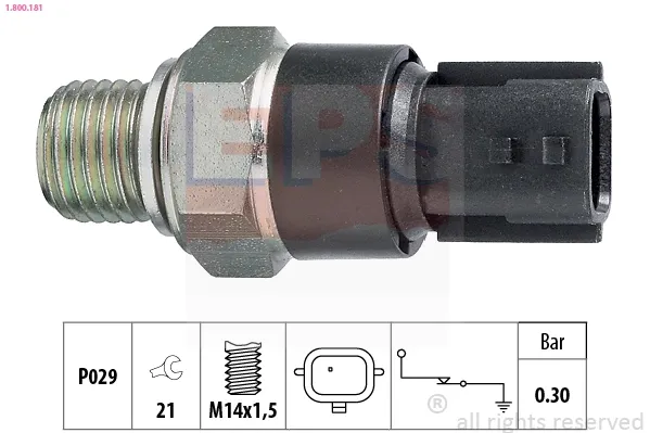 Sensor de presión de aceite 1800181 EPS