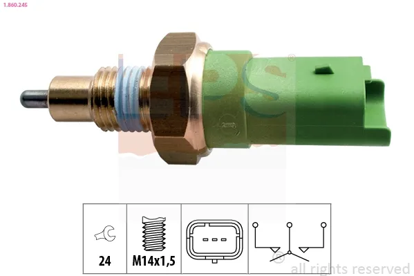 Sensor de marcha atrás 1860245 EPS