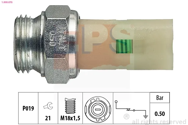 Sensor de presión de aceite 1800075 EPS