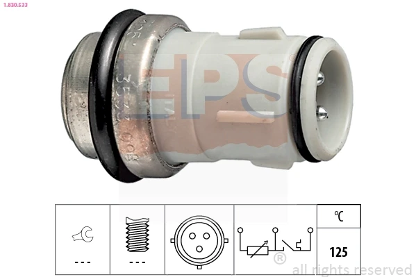 Sensor de temperatura del refrigerante 101027LU5 Hans Pries (Topran)