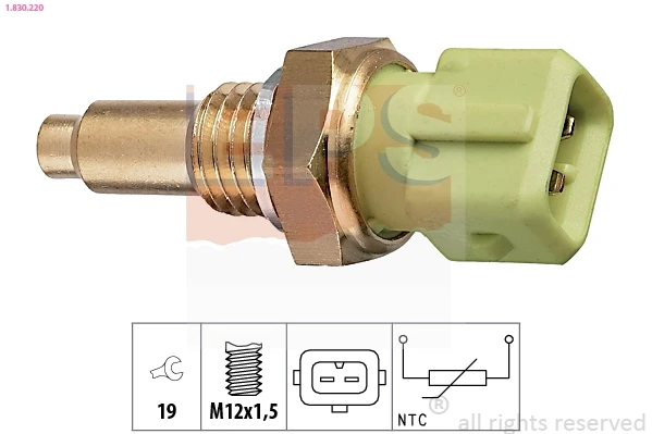 Sensor de temperatura del refrigerante Fiat Palio (178DX)
