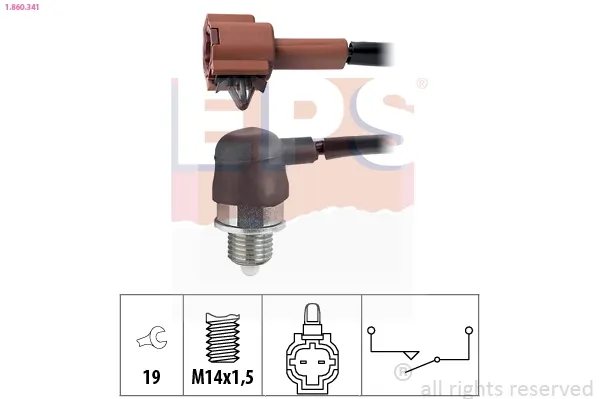 Sensor de marcha atrás 1860341 EPS