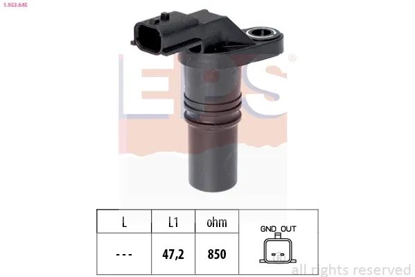 Sensor de cigüeñal 1953645 EPS
