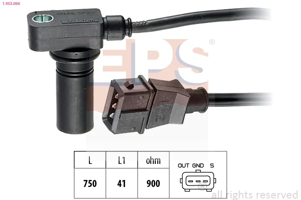 Sensor de posición del cigüeñal 034905381 VAG