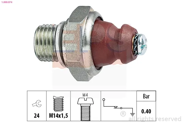 Sensor de presión de aceite 1800074 EPS