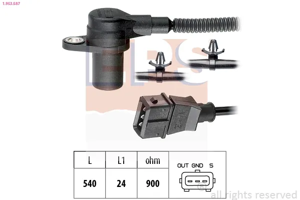Sensor de cigüeñal Hyundai Terracan HP