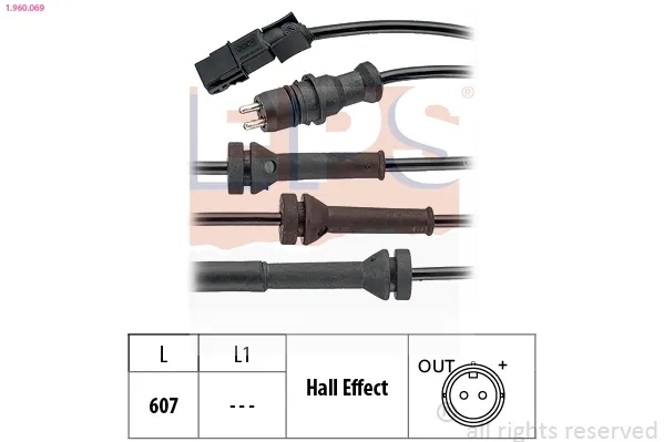 Sensor ABS 1960069 EPS