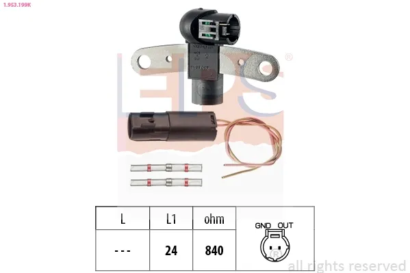 Sensor de cigüeñal 1953199K EPS