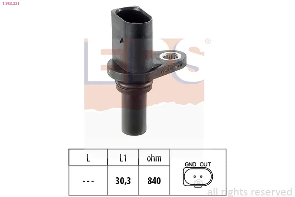 Sensor de velocidad 1953221 EPS