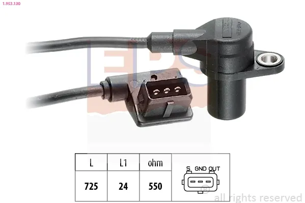 Sensor de cigüeñal 1953130 EPS