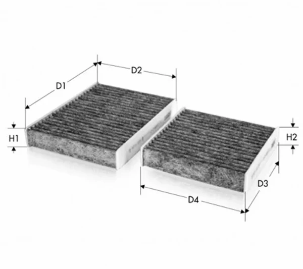 CK10205C2 Tecneco filtro de habitáculo