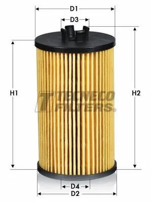 Filtro de aceite OL06121E Tecneco