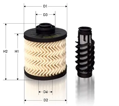 Filtro de combustible GS2084E Tecneco
