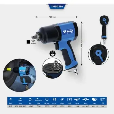 Llave de impacto BT160100 Kolbenschmidt