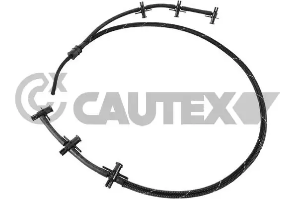 Tubería de retorno de combustible de los inyectores 757316 Cautex