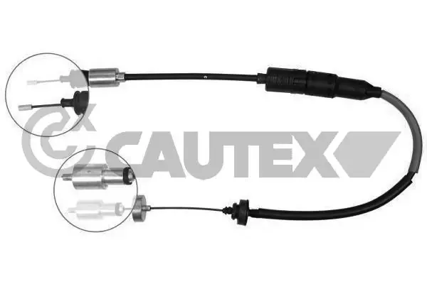 Cable de embrague 028449 Cautex