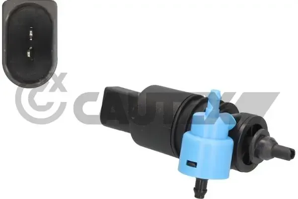 Bomba de agua limpiaparabrisas, delantera 954616 Cautex