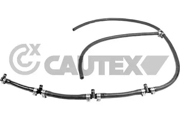 Tubería de retorno de combustible de los inyectores 760323 Cautex
