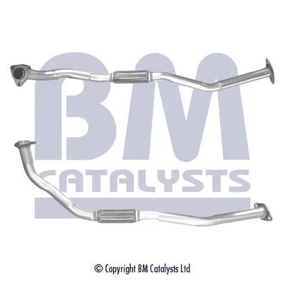 Tubo de admisión del silenciador de escape delantero BM70644 BM Catalysts