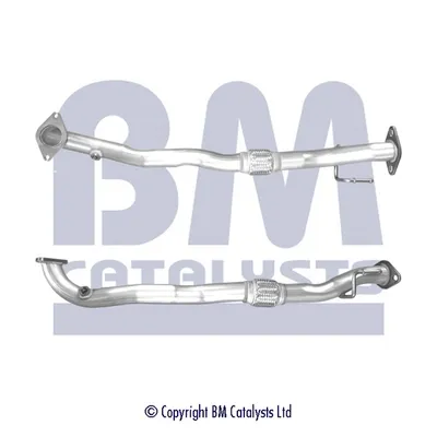 Tubo de admisión del silenciador de escape delantero BM50804 BM Catalysts