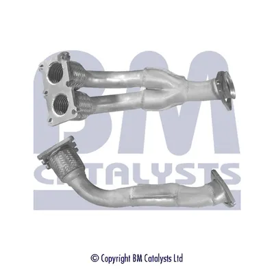 Tubo de admisión del silenciador de escape delantero BM70154 BM Catalysts