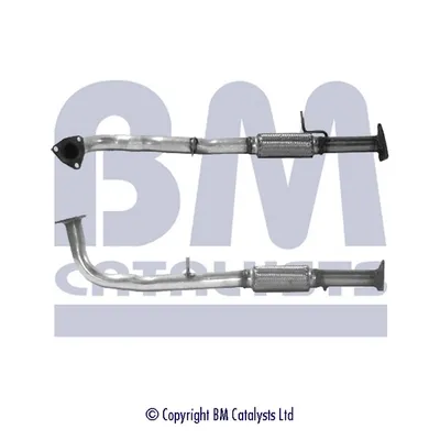 Tubo de admisión del silenciador de escape delantero BM70070 BM Catalysts