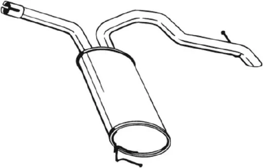281619 Bosal Silenciador posterior