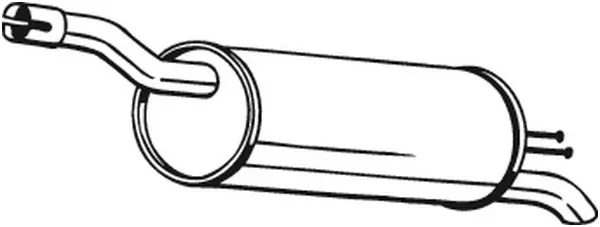 Silenciador posterior Fiat Doblo 1 (223)