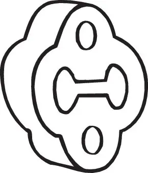 Soporte escape Mazda 626 III