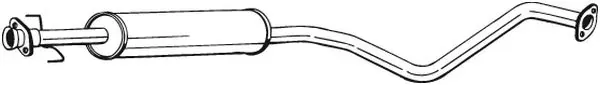 Silenciador central 284411 Bosal