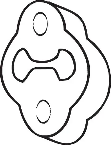 Soporte escape Nissan Sunny III