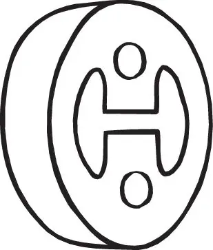 Soporte escape Isuzu Trooper UBS