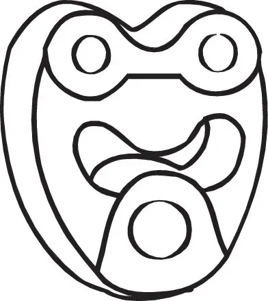Soporte, silenciador BOSAL 255123