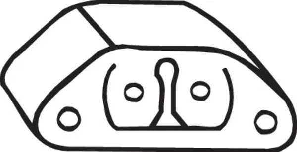 Soporte, silenciador Fiat Marea (185)