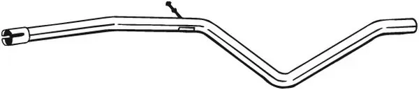 Tubo de escape intermedio a trasero 850073 Bosal