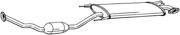 Silenciador delantero 090602 Bosal