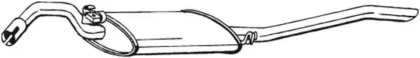Silenciador trasero Seat Toledo I