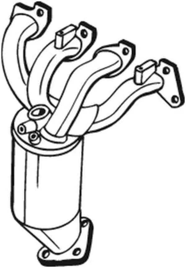 Colector de escape, sistema de escape Opel Corsa C (F08)